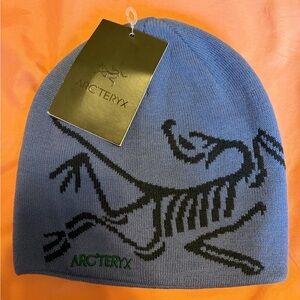 Arc'teryx Blue Knit Hat with Black Design